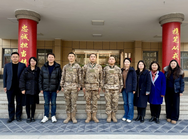 我校开展2025年下半年入伍大学生新兵走访慰问活动